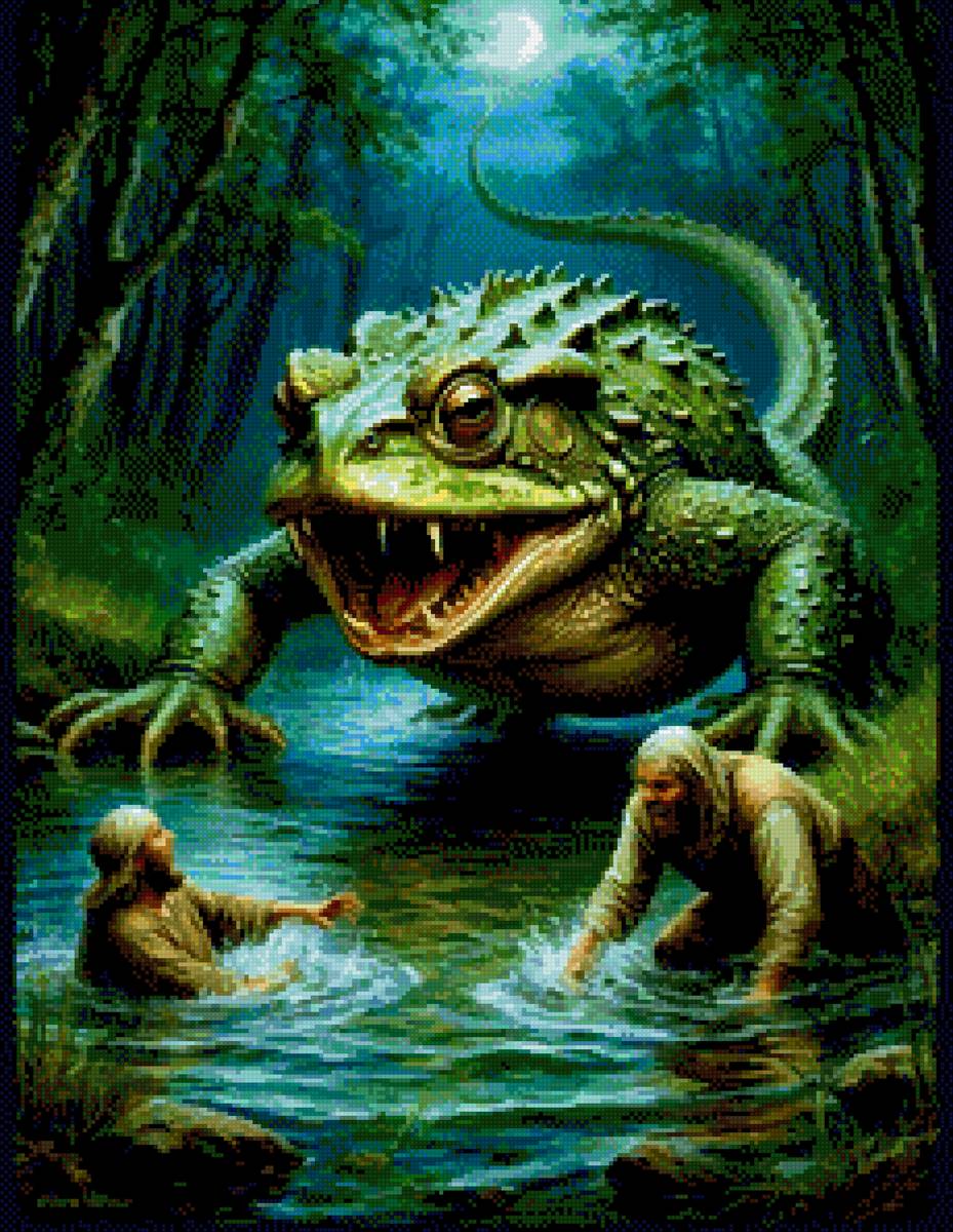 Река - ящер - предпросмотр