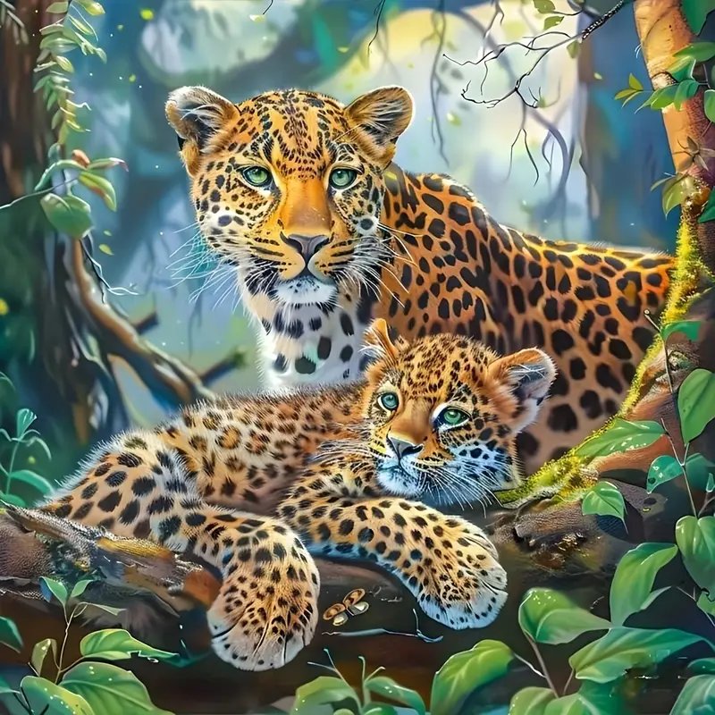 Мамин любимчик - леопарды - оригинал