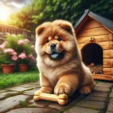 Схема вышивки «Собака»