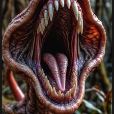 Схема вышивки «Рот»