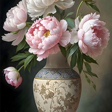 Схема вышивки «Букет в вазе»