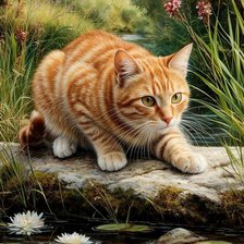 Схема вышивки «Охотник»