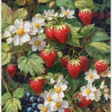 Схема вышивки «Клубничка»