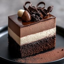 Схема вышивки «Шоколадное пирожное»