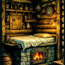 Схема вышивки «Дом»