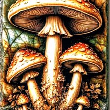 Схема вышивки «Лес»