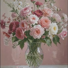 Схема вышивки «Цветы»