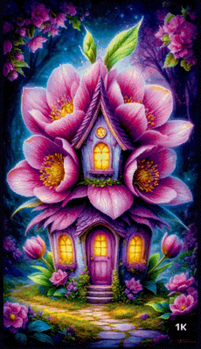 Цветы - дом - предпросмотр