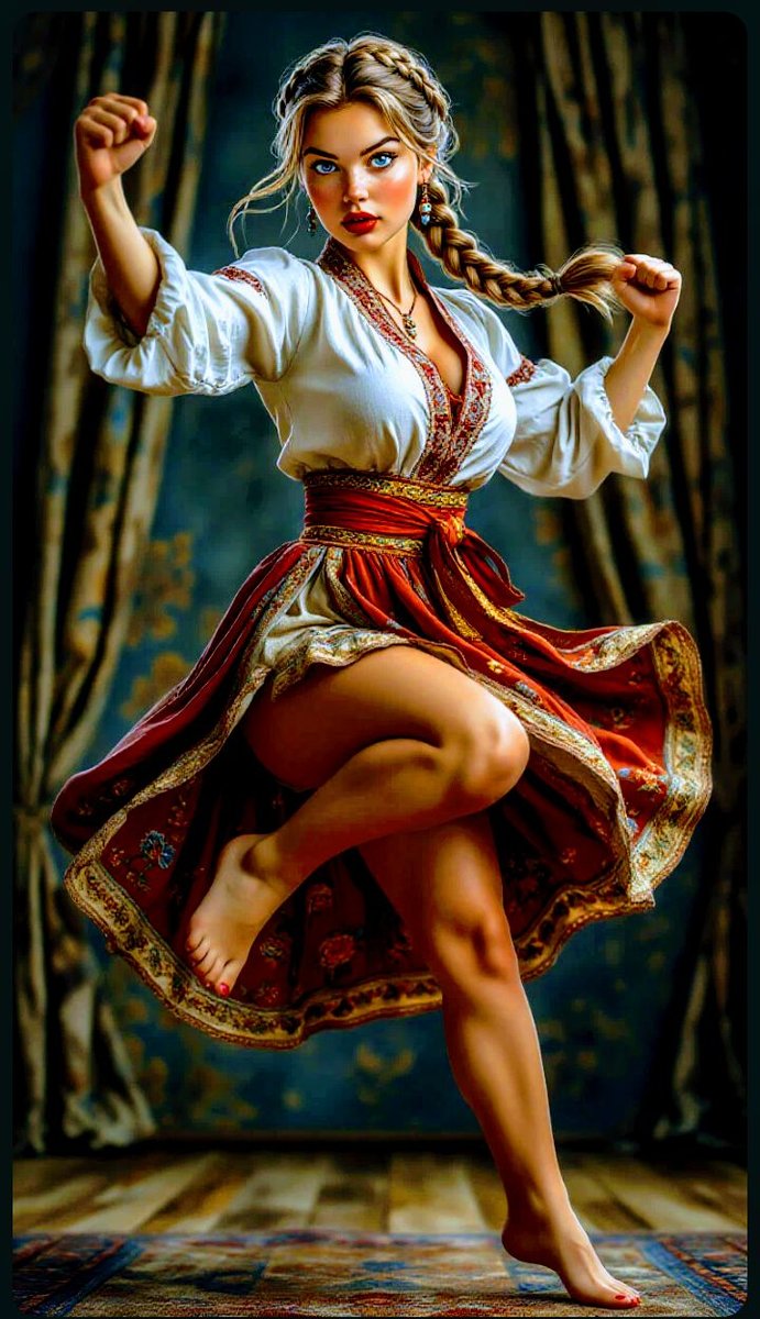 Девушка - танец - оригинал