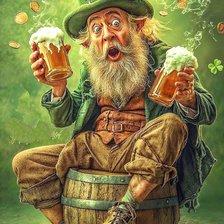 Схема вышивки «Дед»