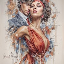 Схема вышивки «идиллия»