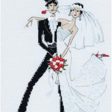 Схема вышивки «Свадьба»