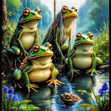 Схема вышивки «Болото»