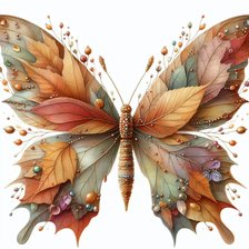 Схема вышивки «Autumn butterfly 1»