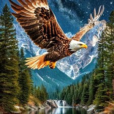 Схема вышивки «Полет»