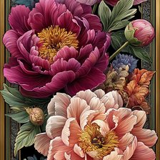 Схема вышивки «Цветы»