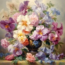 Схема вышивки «букет»