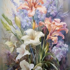 Схема вышивки «Букет»