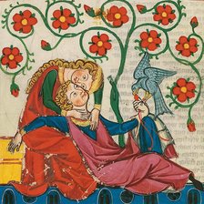 Схема вышивки «Medieval Love»