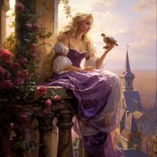 Схема вышивки «Рапунцель»