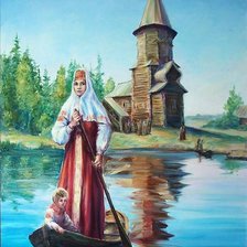 Схема вышивки «Русская жизнь»