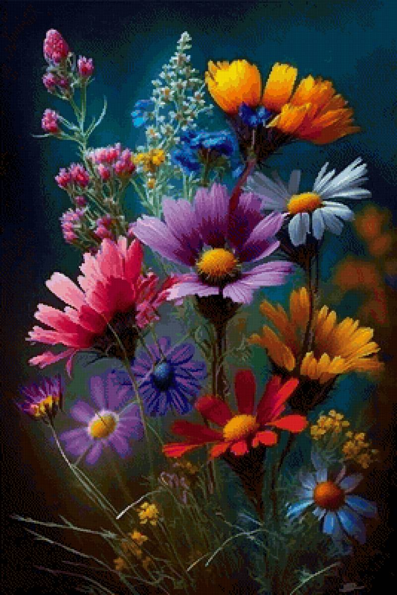 Полевые цветы - предпросмотр