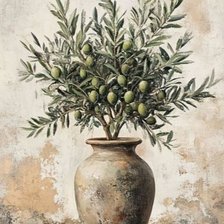 Схема вышивки «Олива»