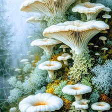 Схема вышивки «Лес»