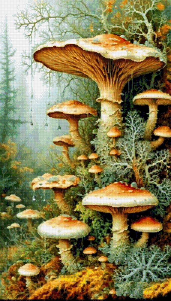 Лес - грибы - предпросмотр