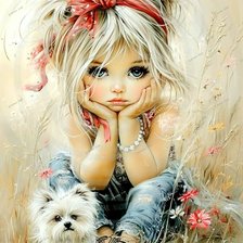 Схема вышивки «Моя хорошая!»