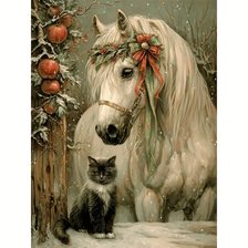 Схема вышивки «В ожидании праздника»