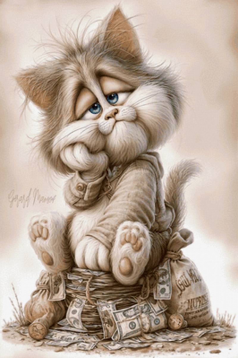 Денежный  кот - предпросмотр