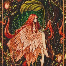 Схема вышивки «Rain in the Forest»