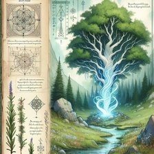 Схема вышивки «Волшебное дерево»