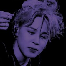 Схема вышивки «Чимин Фиолетовый фильтр»