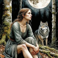 Схема вышивки «Полнолуние»