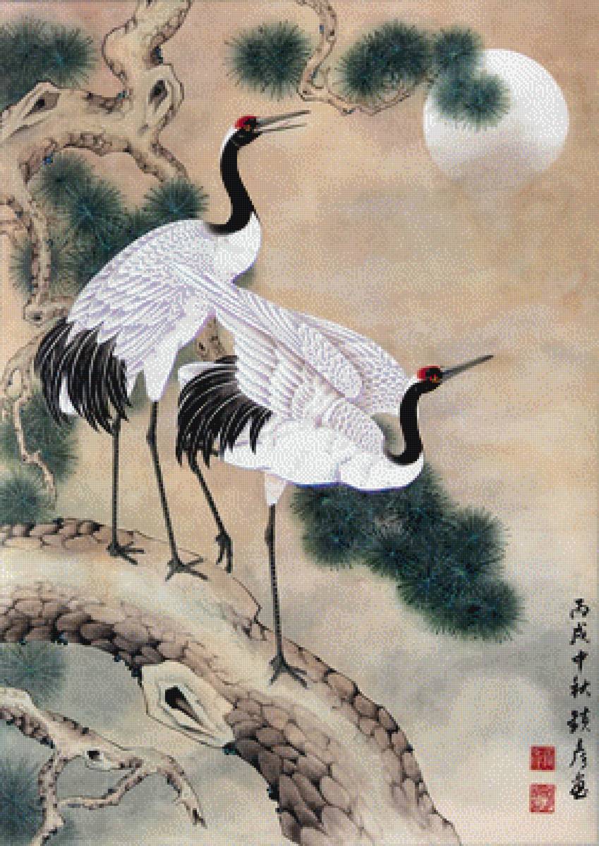 Журавли - восток, журавли - предпросмотр