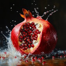 Схема вышивки «гранат»