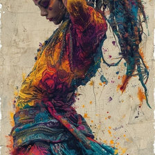 Схема вышивки «girl»