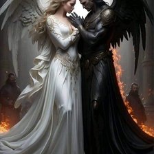 Схема вышивки «Противоположности»