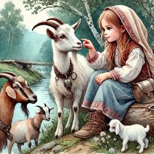 Схема вышивки «Пастушка»