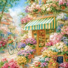 Схема вышивки «Flower Shop»
