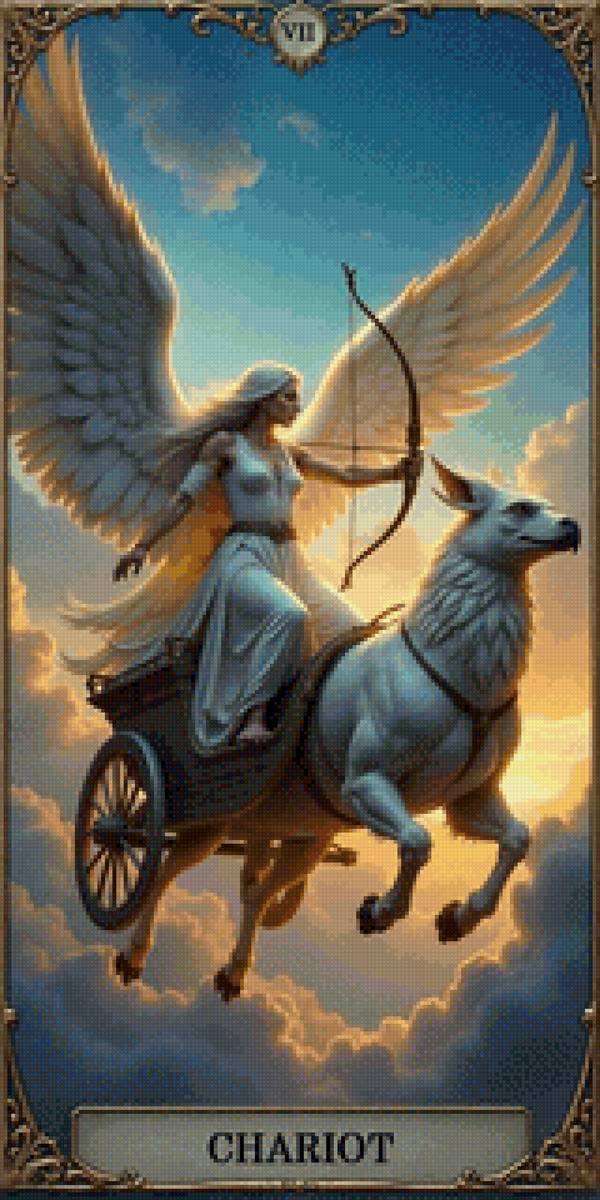 Колесница - карта таро - предпросмотр
