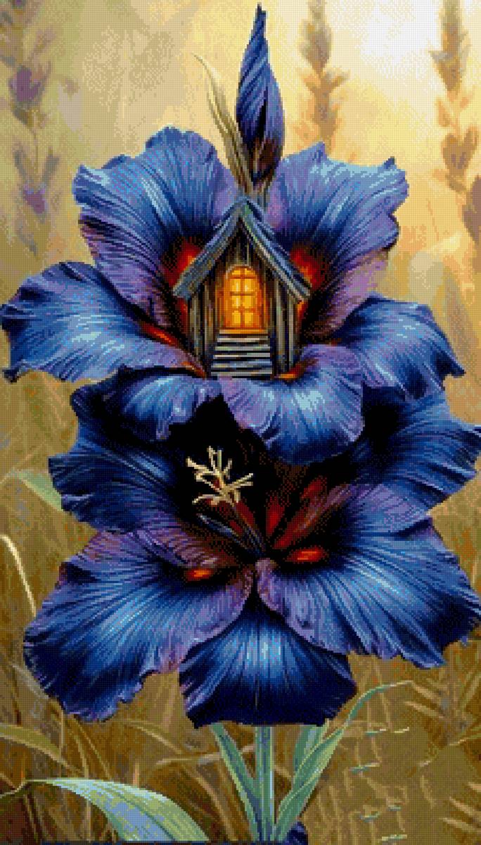 Цветы - дом - предпросмотр