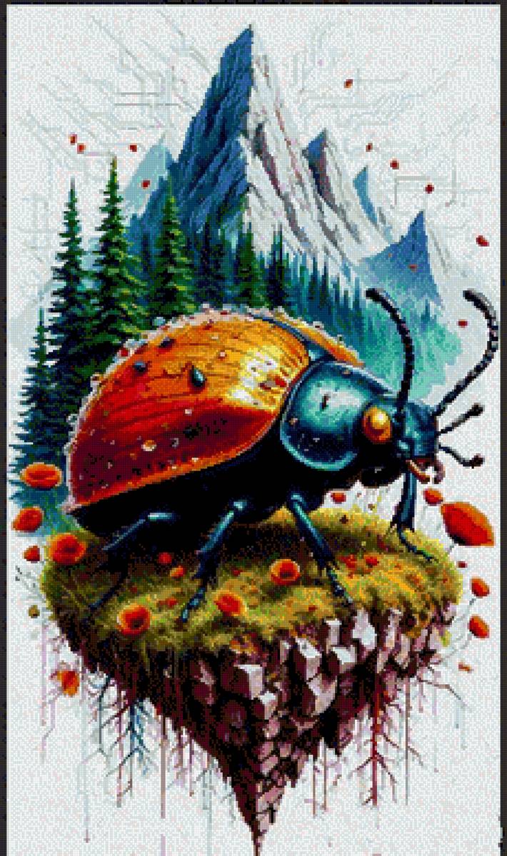 Горы - жук - предпросмотр