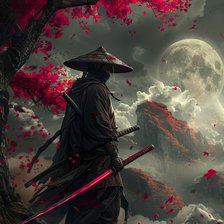 Схема вышивки «Самурай»