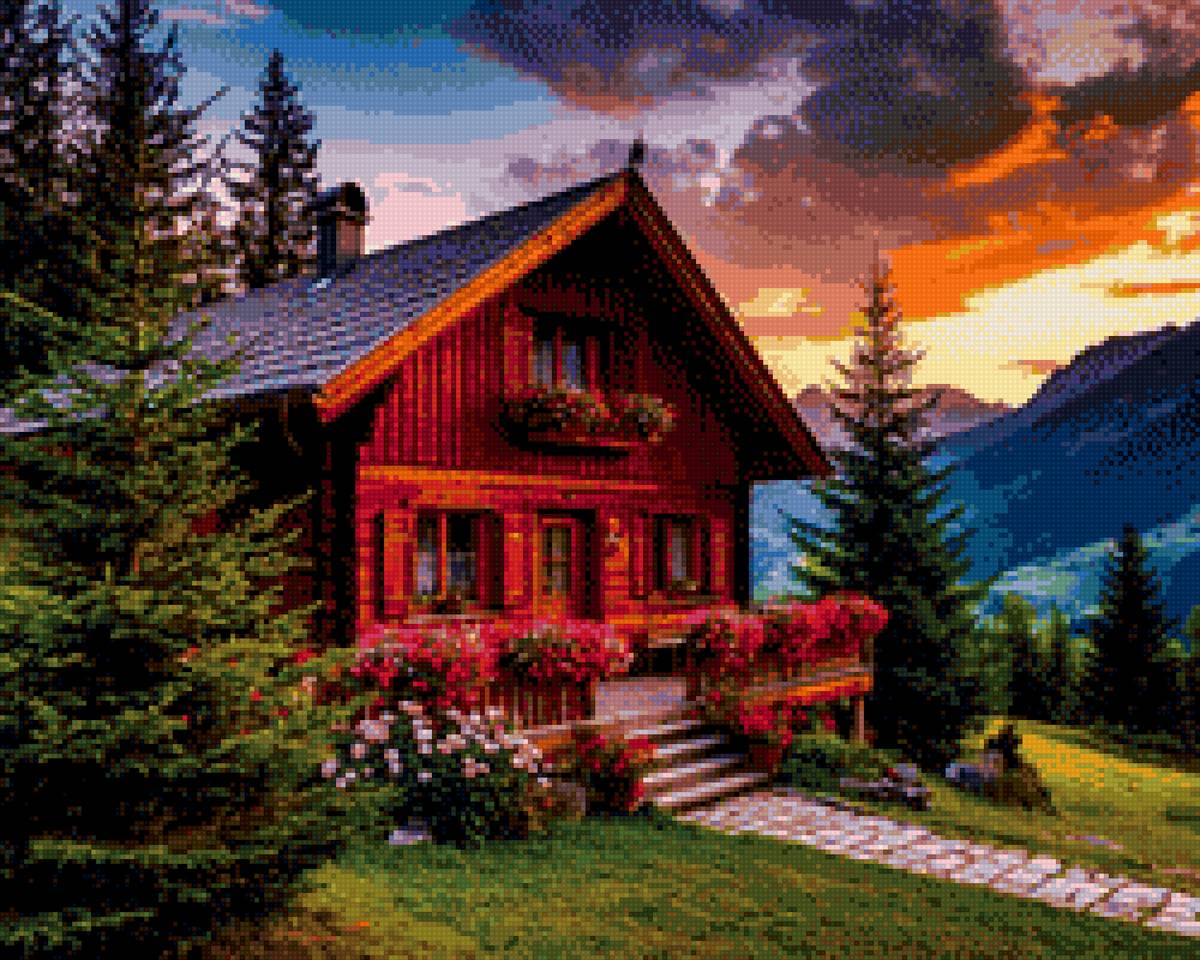 Домик в горах - предпросмотр