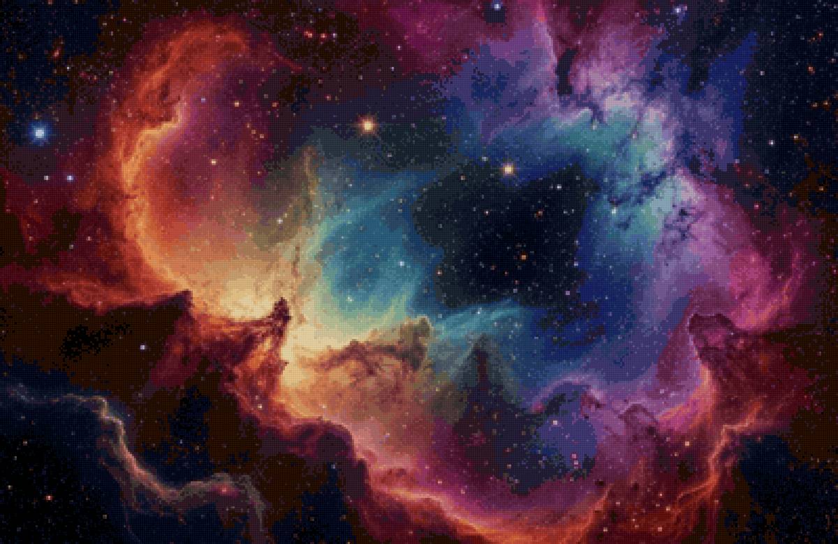 Космос. ИИ - туманности, космос, звезды - предпросмотр