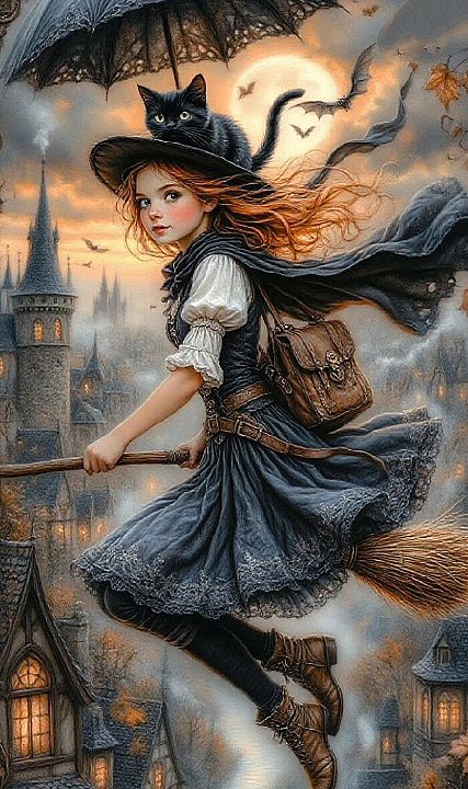 Скоро в школу - магия. - оригинал