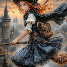 Схема вышивки «Скоро в школу»